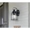 Westinghouse Fixture Wall Outdoor 60W Kellen, Textured Black Clear Seed Glass 6112500 - alternate 2